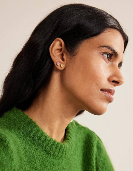 Boden accessoire multi femmes Lot de 2 boucles d'oreilles clous cœur LB2X740