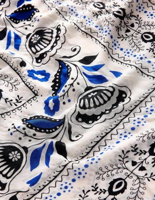 Boden accessoire ivoire et milos fleurissent femmes foulard imprimé LB2X2322