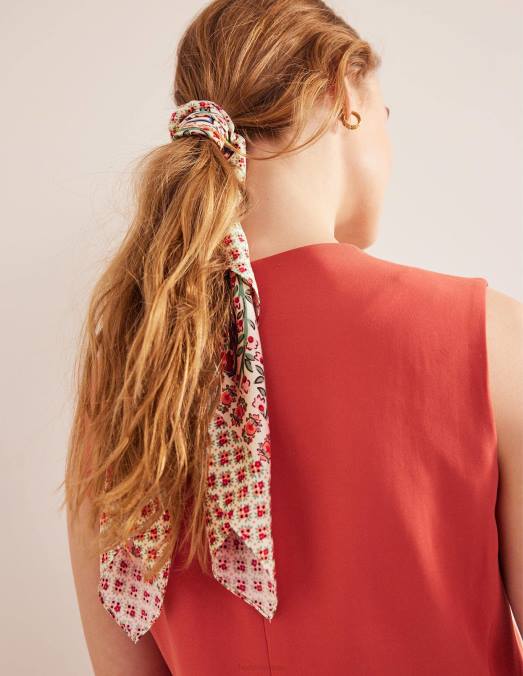 Boden accessoire terrasse multi & vigne femmes écharpe en soie LB2X2366