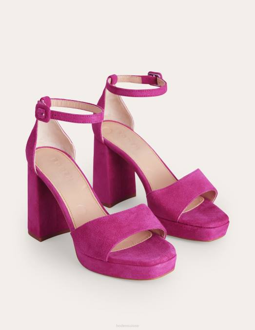 Boden chaussure festival rose femmes sandales à talons et plateforme LB2X2311