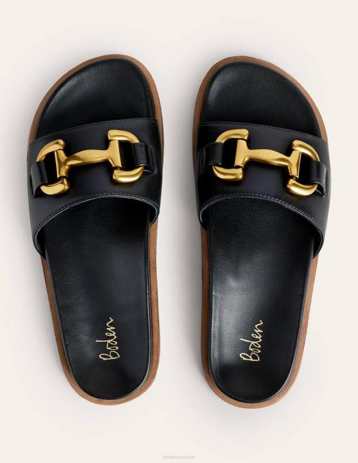 Boden chaussure noir femmes sandales à bride iris LB2X690