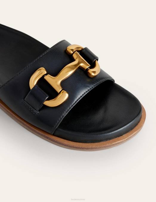 Boden chaussure noir femmes sandales à bride iris LB2X690
