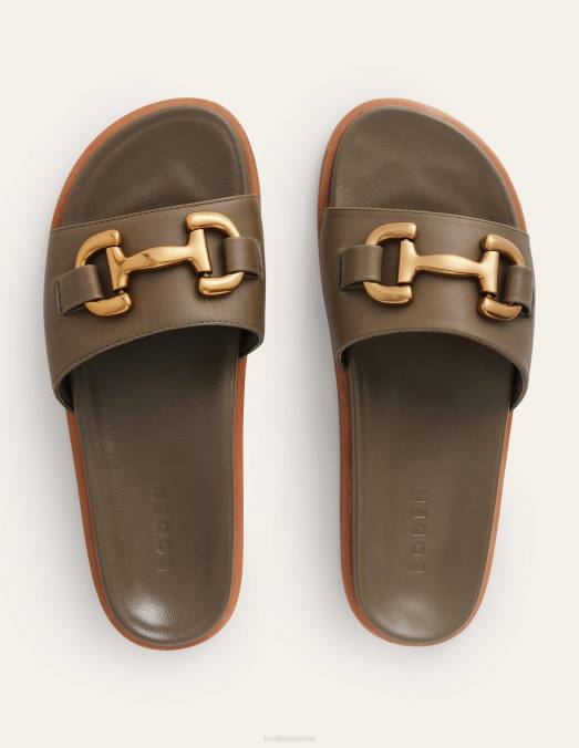 Boden chaussure olive profonde femmes sandales à bride iris LB2X2381