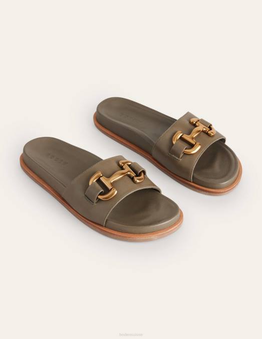 Boden chaussure olive profonde femmes sandales à bride iris LB2X2381