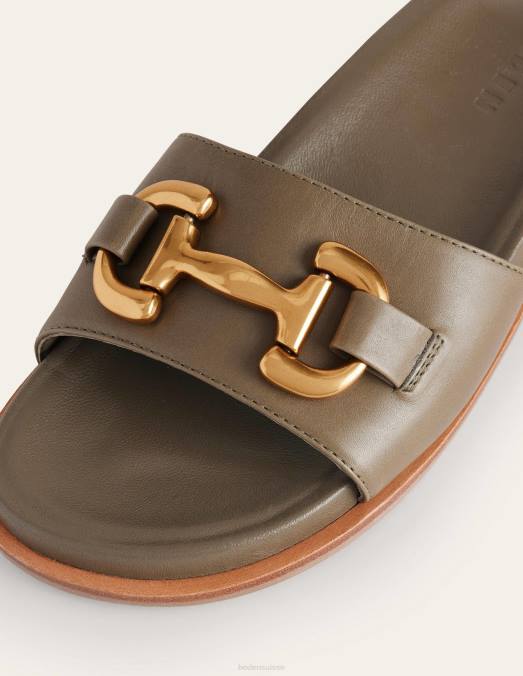 Boden chaussure olive profonde femmes sandales à bride iris LB2X2381