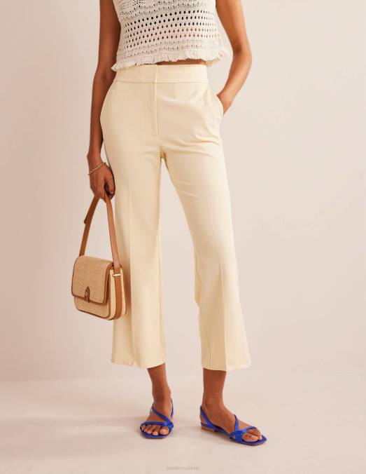 Boden chaussure satin bleu vif femmes sandales plates en satin à brides d'orteil LB2X695