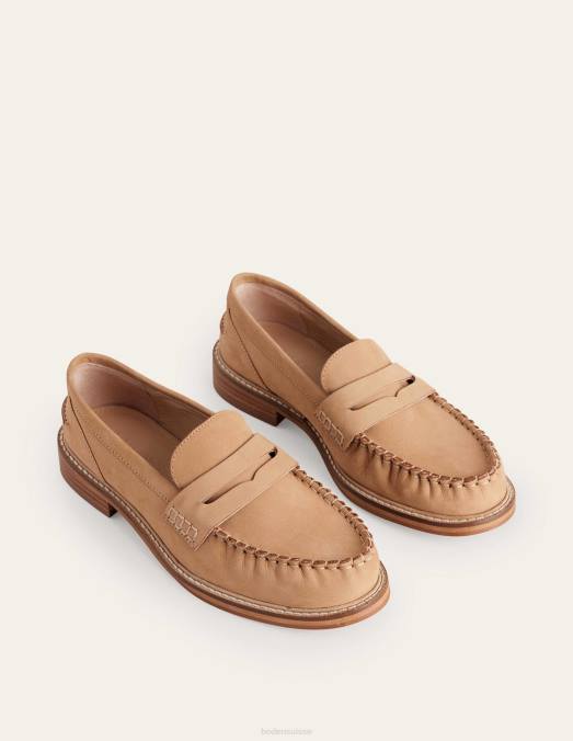 Boden chaussure nubuck de sucre d'érable femmes mocassins classiques LB2X728