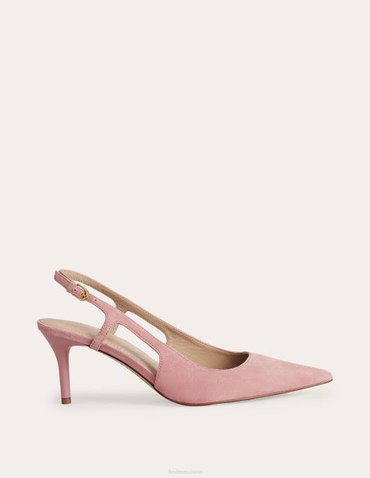 Boden chaussure daim enfant blush femmes talons à bride arrière découpés LB2X721