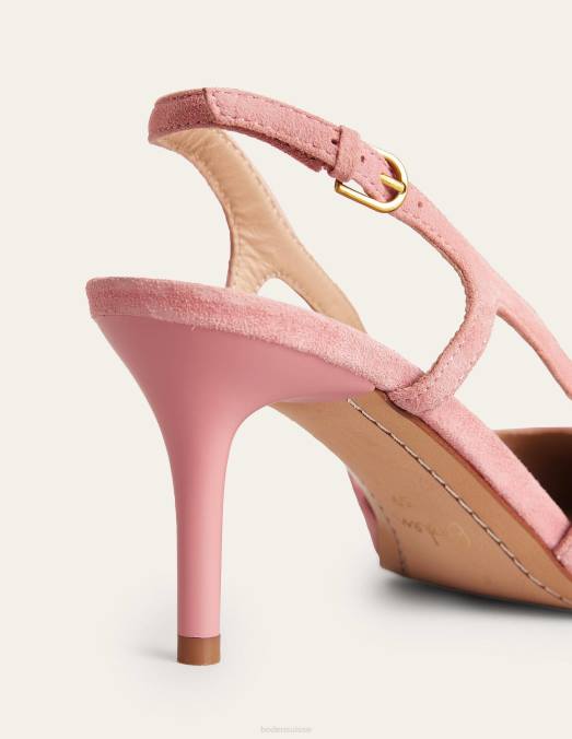 Boden chaussure daim enfant blush femmes talons à bride arrière découpés LB2X721