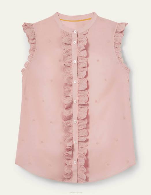 Boden vêtements Milk-shake femmes chemise brodée sans manches LB2X2424