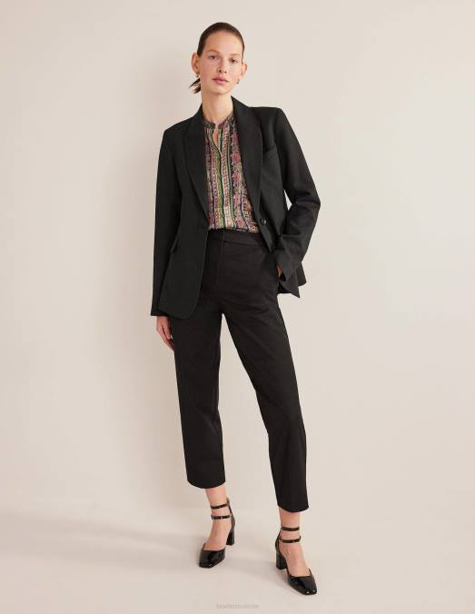 Boden vêtements floraison multiple et œillet femmes chemise imprimée à volants LB2X1858