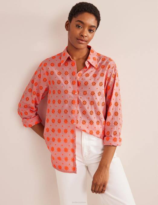 Boden vêtements punch à la pastèque femmes nouvelle chemise décontractée en coton LB2X2115