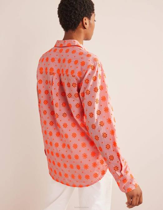 Boden vêtements punch à la pastèque femmes nouvelle chemise décontractée en coton LB2X2115