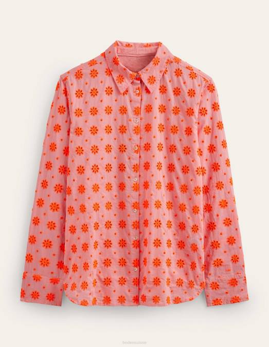 Boden vêtements punch à la pastèque femmes nouvelle chemise décontractée en coton LB2X2115
