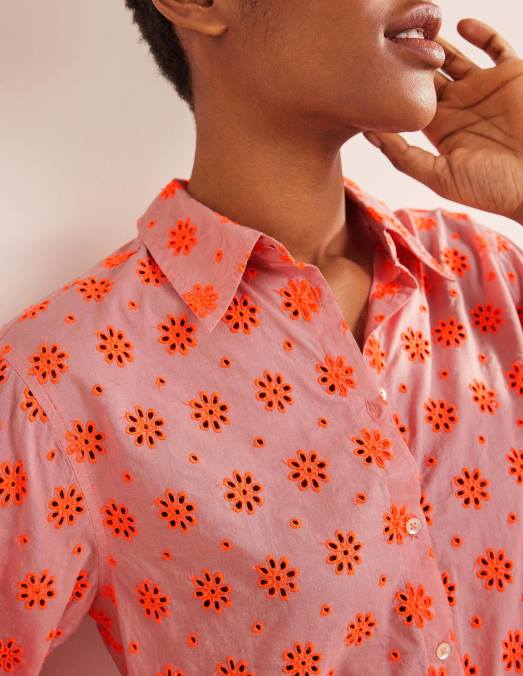 Boden vêtements punch à la pastèque femmes nouvelle chemise décontractée en coton LB2X2115