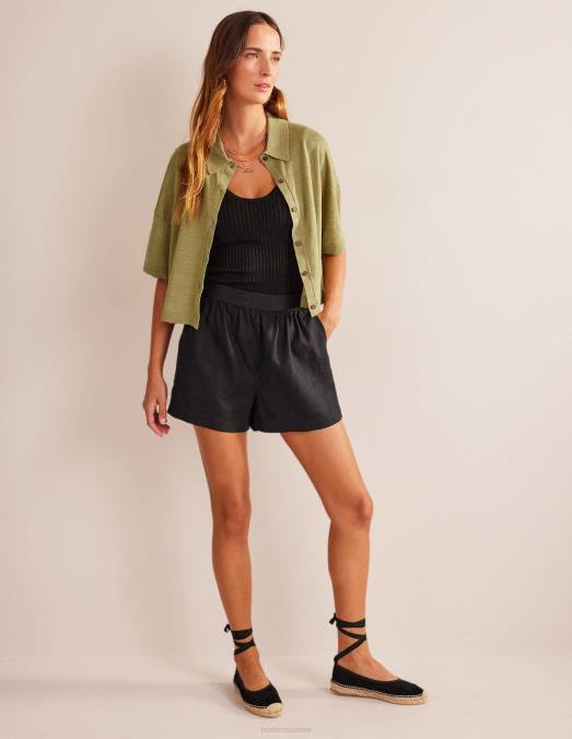 Boden vêtements roseau de rivière femmes chemise en maille à col LB2X2240