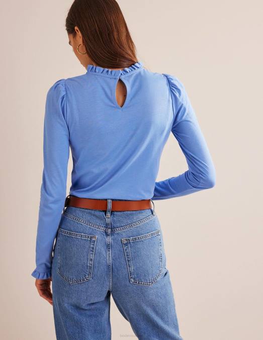 Boden vêtements Marina femmes haut ultra doux à volants LB2X113