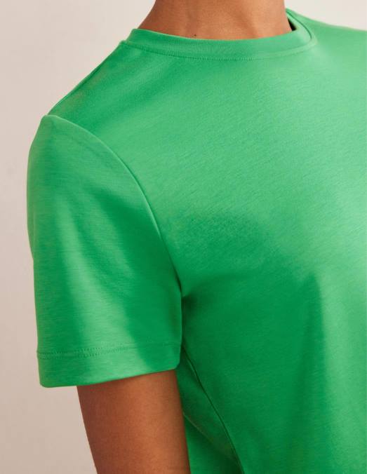 Boden vêtements abeille verte femmes t-shirt en coton parfait LB2X1916