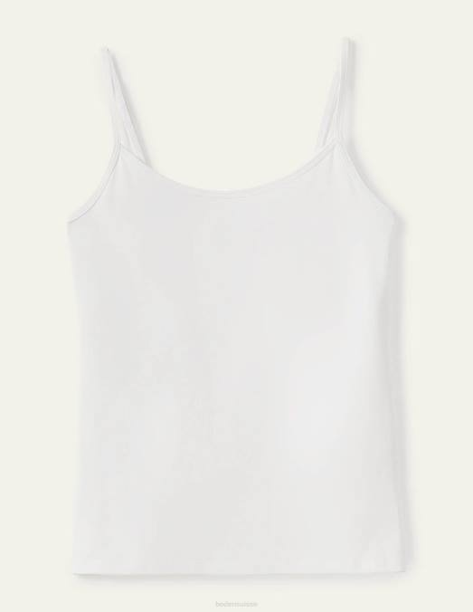 Boden vêtements blanc femmes caraco uni LB2X202