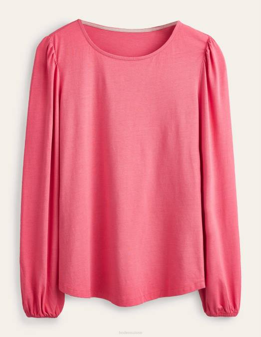 Boden vêtements corail femmes haut ultradoux à manches longues LB2X2236