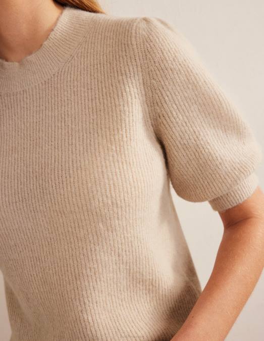 Boden vêtements corde femmes haut côtelé moelleux LB2X1741