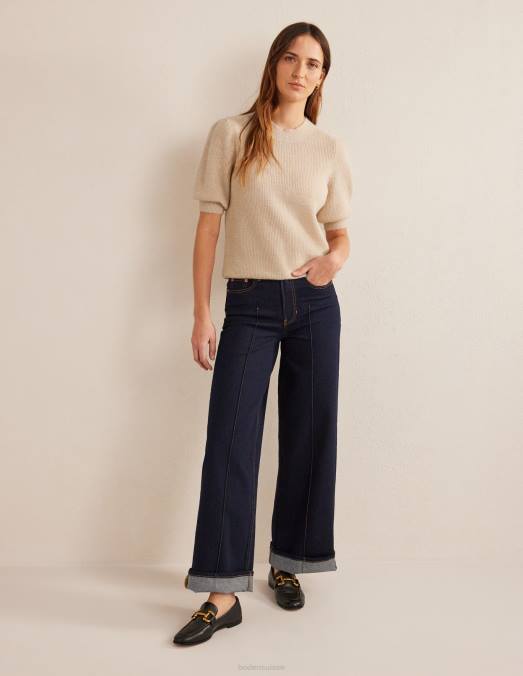 Boden vêtements corde femmes haut côtelé moelleux LB2X1741