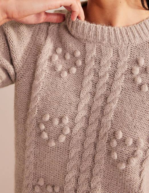 Boden vêtements corde femmes haut moelleux pour la Saint-Valentin LB2X1860