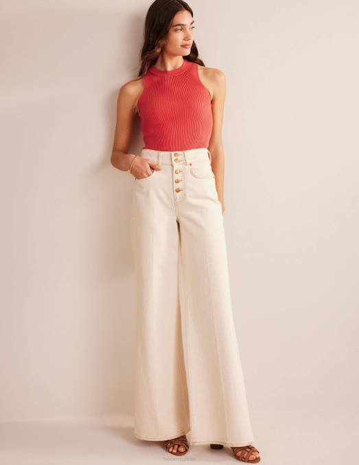 Boden vêtements coucher de soleil sur les coraux femmes gilet de course côtelé LB2X1754