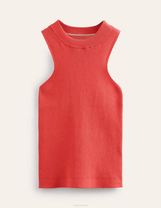 Boden vêtements coucher de soleil sur les coraux femmes gilet de course côtelé LB2X1754