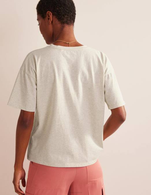 Boden vêtements gruau femmes t-shirt délavé oversize LB2X1466
