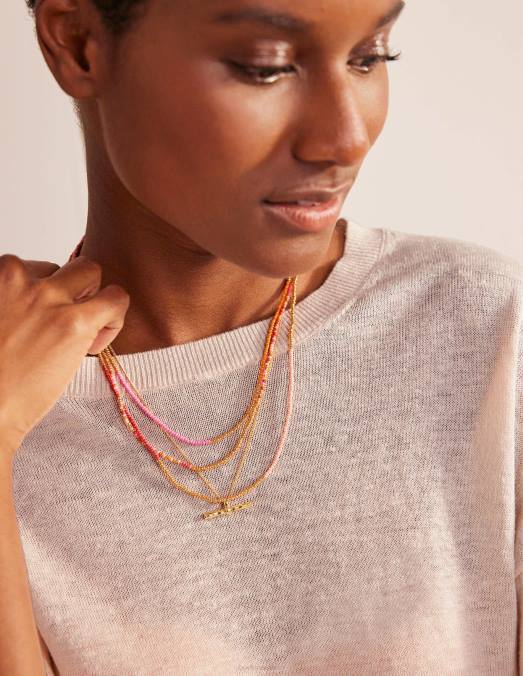 Boden vêtements ivoire chaud femmes t-shirt en lin tricoté LB2X1531