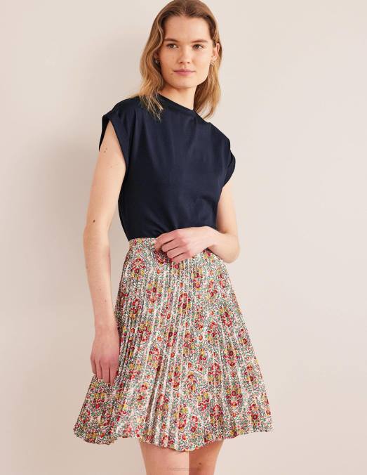 Boden vêtements marine femmes t-shirt retourner en arrière LB2X1820