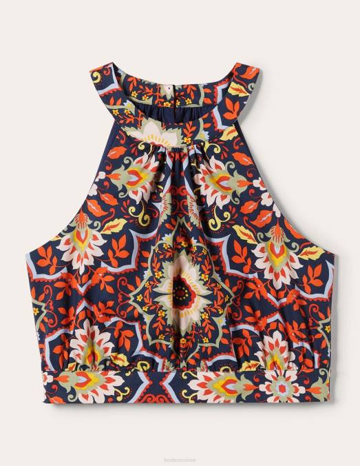 Boden vêtements marine française et bloomsbury femmes haut dos nu d'ensemble jessica LB2X1996