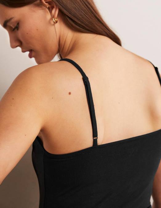 Boden vêtements noir femmes caraco uni LB2X203