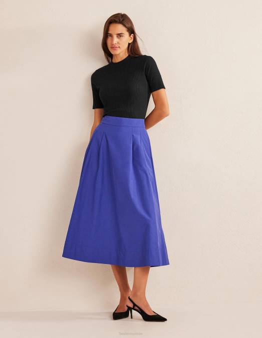 Boden vêtements noir femmes haut côtelé à col montant LB2X1580