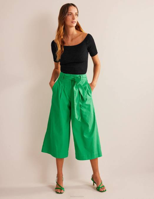 Boden vêtements noir femmes haut côtelé à épaules dénudées LB2X1818