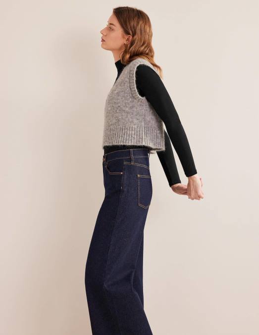 Boden vêtements noir femmes haut en jersey à col montant LB2X2438