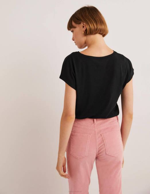 Boden vêtements noir femmes haut sans manches doux au toucher LB2X1960