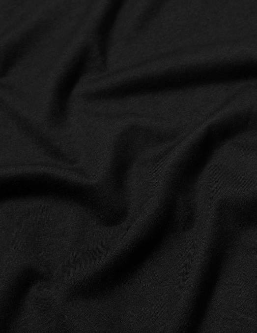 Boden vêtements noir femmes t-shirt ultra doux à col bateau LB2X160