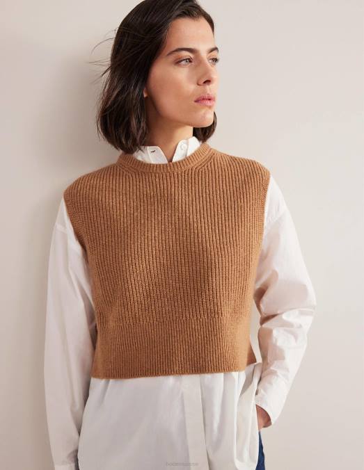 Boden vêtements ours en peluche femmes débardeur côtelé raccourci LB2X1646