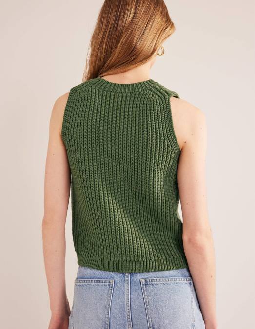 Boden vêtements épicéa femmes débardeur côtelé épais LB2X2233