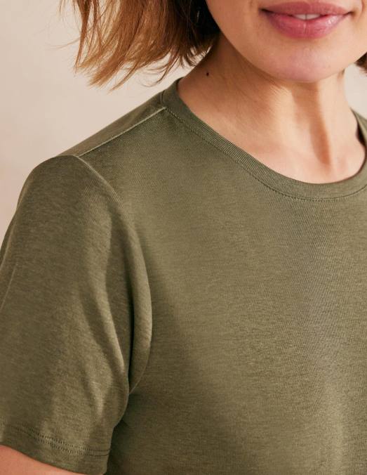 Boden vêtements épicéa femmes t-shirt doux au toucher LB2X2178