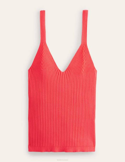 Boden vêtements punch à la pastèque femmes débardeur côtelé LB2X1932