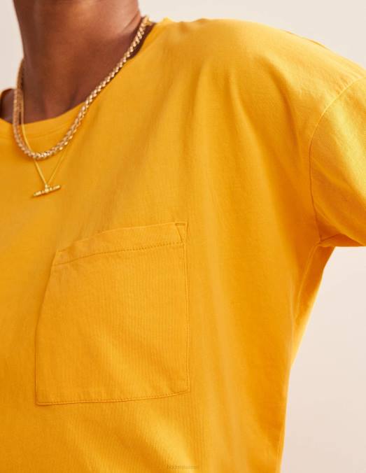 Boden vêtements souci français femmes t-shirt délavé oversize LB2X1927