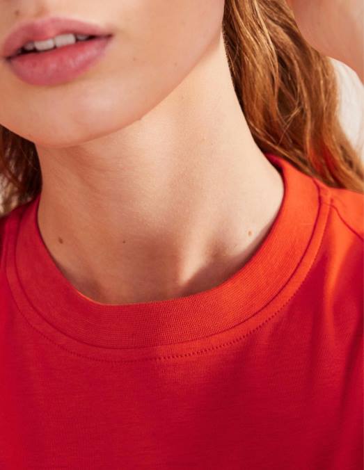 Boden vêtements tarte aux fraises femmes t-shirt en coton parfait LB2X1851