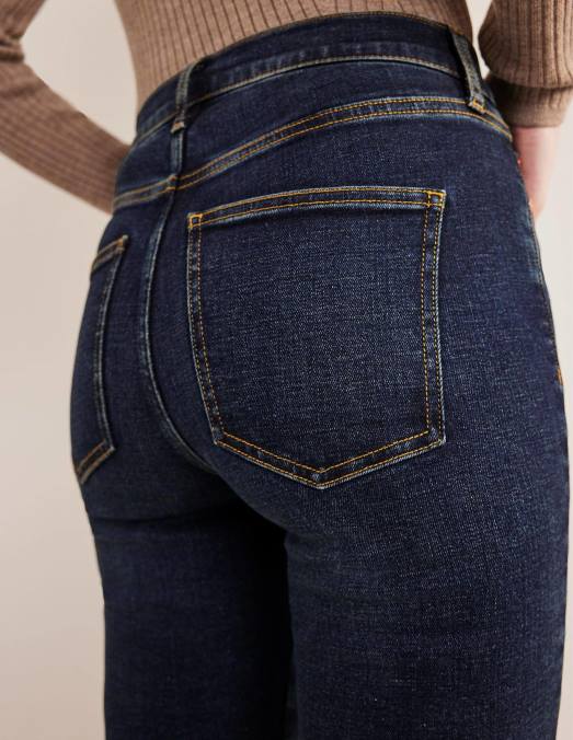 Boden vêtements indigo vintage femmes jean slim taille mi-haute LB2X655