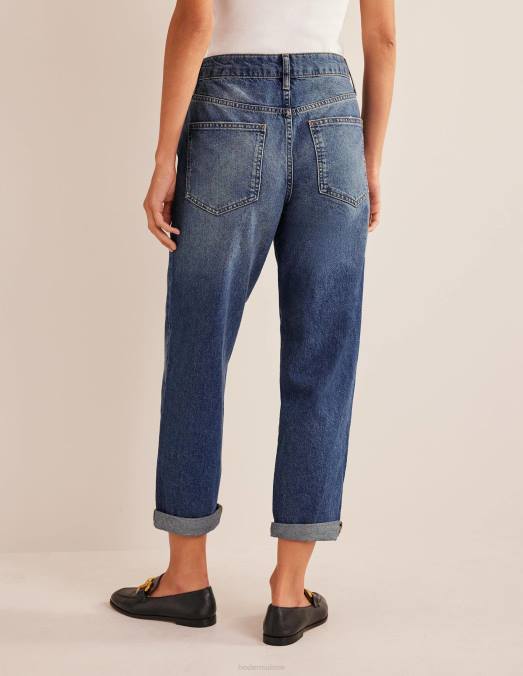 Boden vêtements lumière vintage femmes jean boyfriend LB2X939