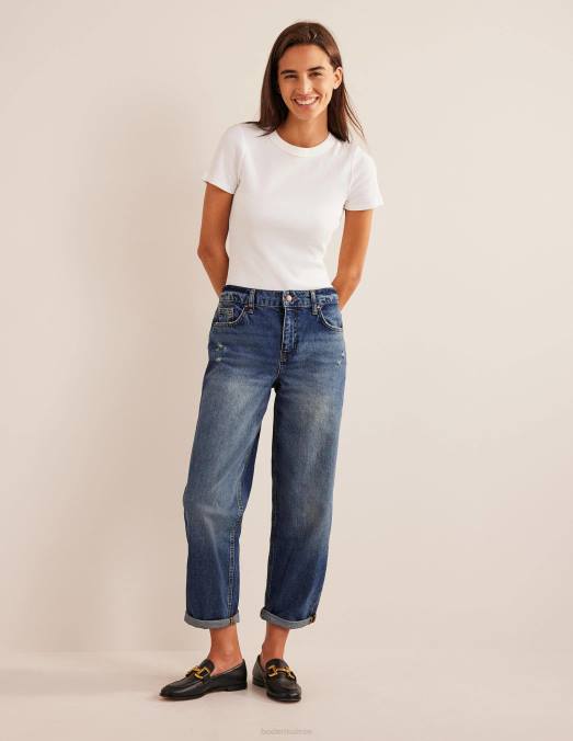 Boden vêtements lumière vintage femmes jean boyfriend LB2X939