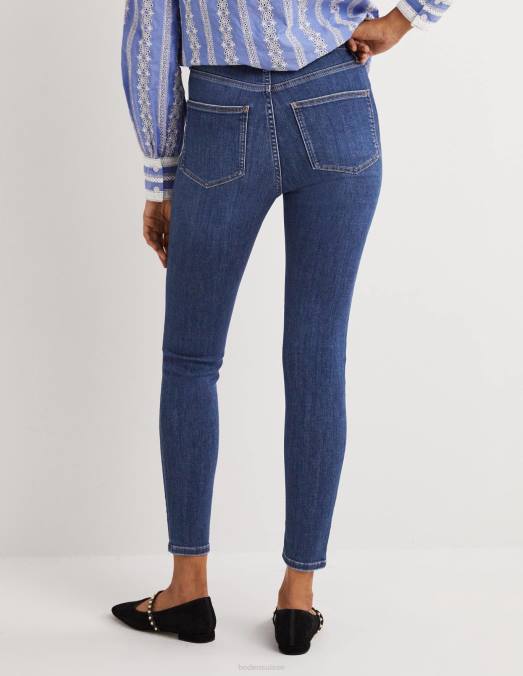 Boden vêtements mi millésime femmes jean skinny taille haute LB2X661
