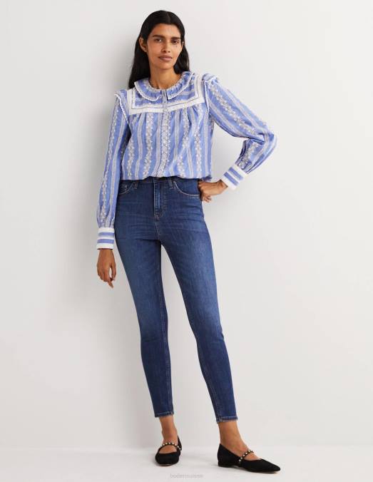 Boden vêtements mi millésime femmes jean skinny taille haute LB2X661
